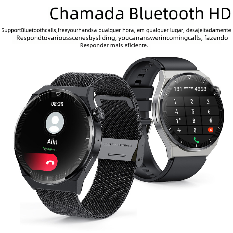 HK46 Smartwatch GT3 Pro with Bluetooth Calls and Music