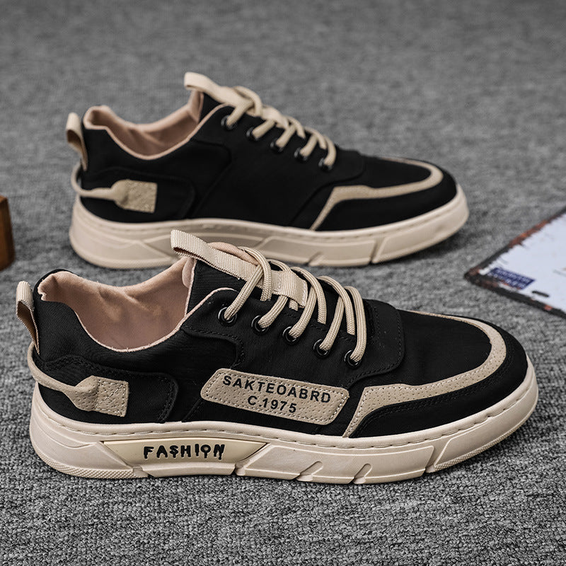 Men's Breathable Casual Lace-Up Sneakers for Outdoor Jogging