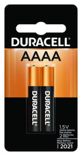 Duracell AAAA 1.5V Ultra Photo Alkaline Batteries 2 Count Pack AAAA 1.5 Volt Alkaline Battery Long-Lasting for Cameras Glucose and Blood Monitors and More