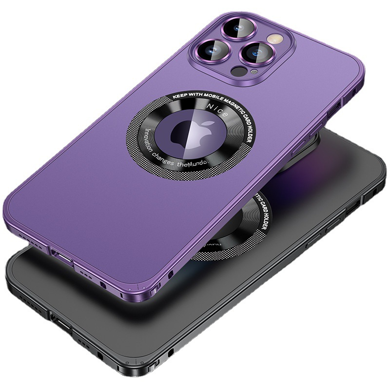 iPhone 15 Pro Case with Metal Frame and Magnetic Grip