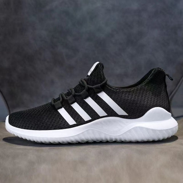 Men's Casual Breathable Lace-Up Mesh Sneakers for Outdoors