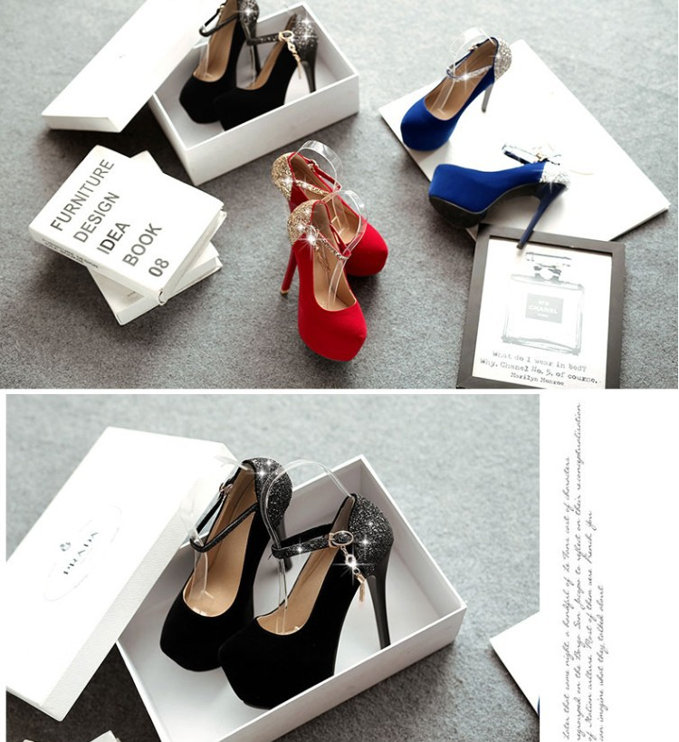 Women's High Heels - Waterproof Stiletto Wedding Shoes