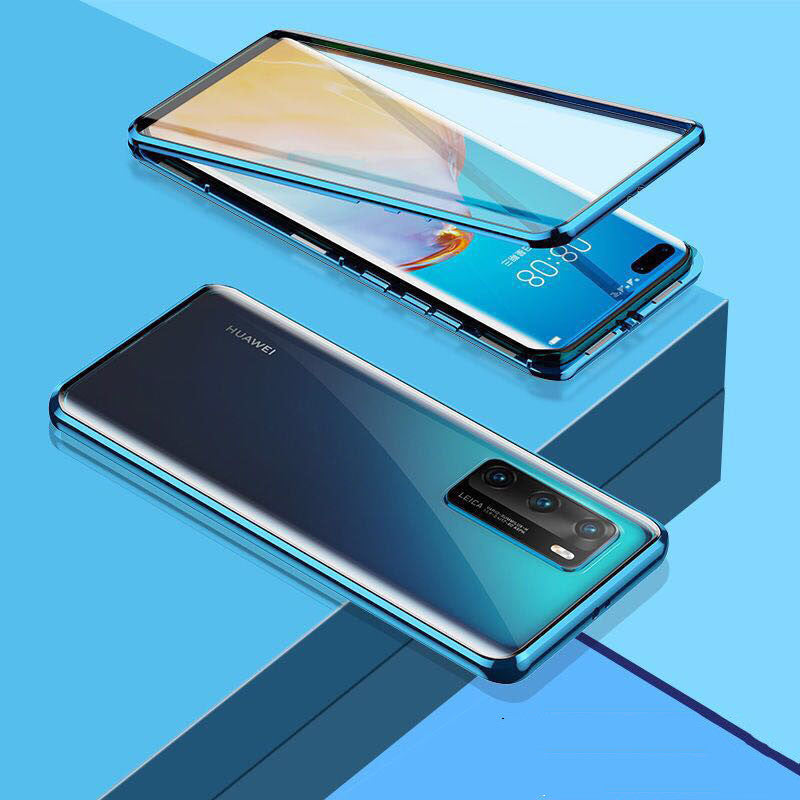 Huawei P40 Magnetic Case with Full Protection and Metal Frame