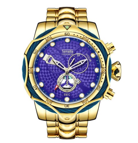 Men's Quartz Watch with Steel Band