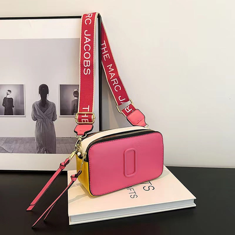 Trendy Women's Small Square Messenger Bag for Cameras