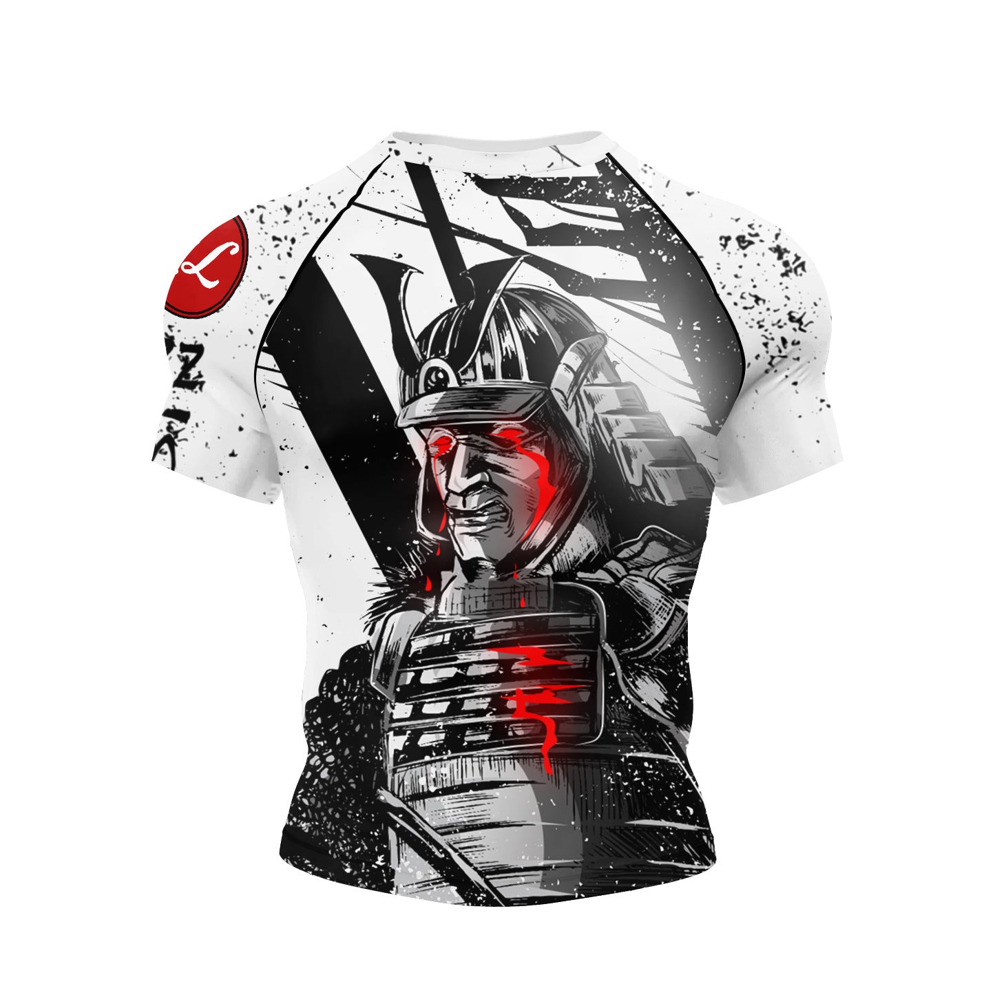 Men's 3D Digital Print Short Sleeve Athletic T-Shirt