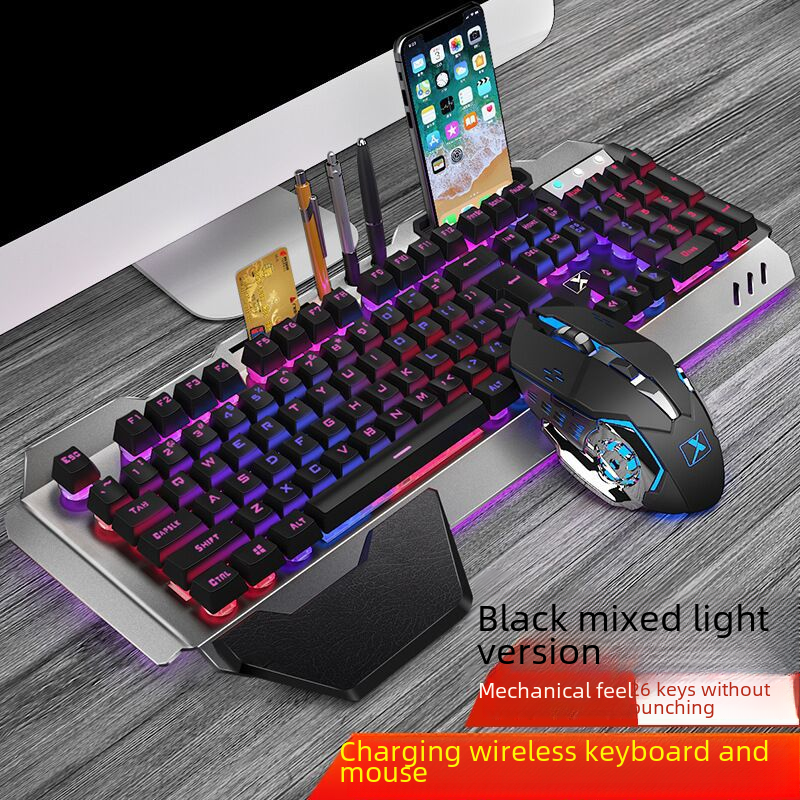 New Alliance K680 Rechargeable Wireless Keyboard Mouse Set