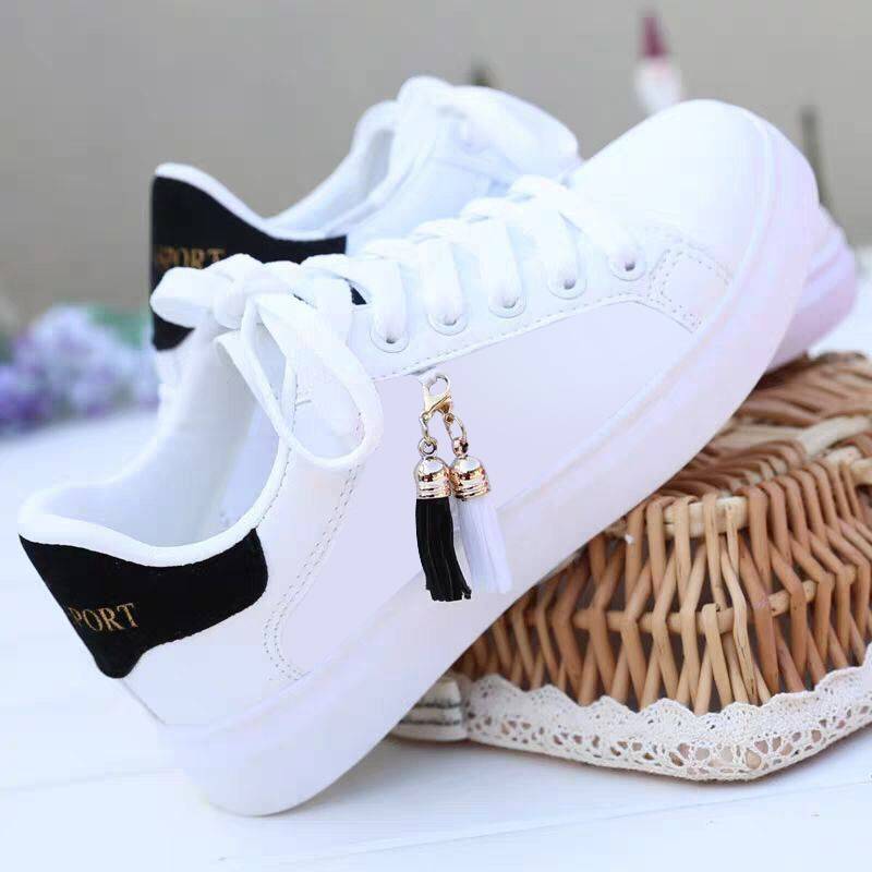 Women's Summer Breathable White Sneakers for Sports