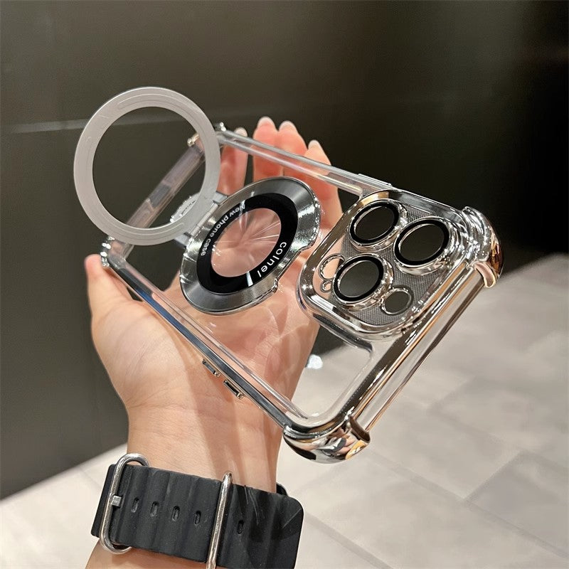 iPhone 15 Pro Max Magnetic Case with Stand Protection
