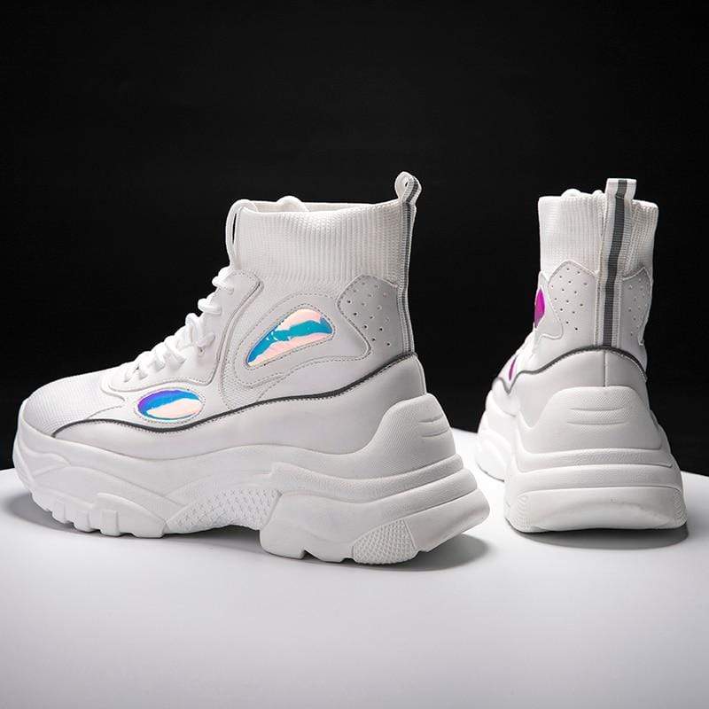 Fashionable Thick-Soled Dad Sneakers for Couples