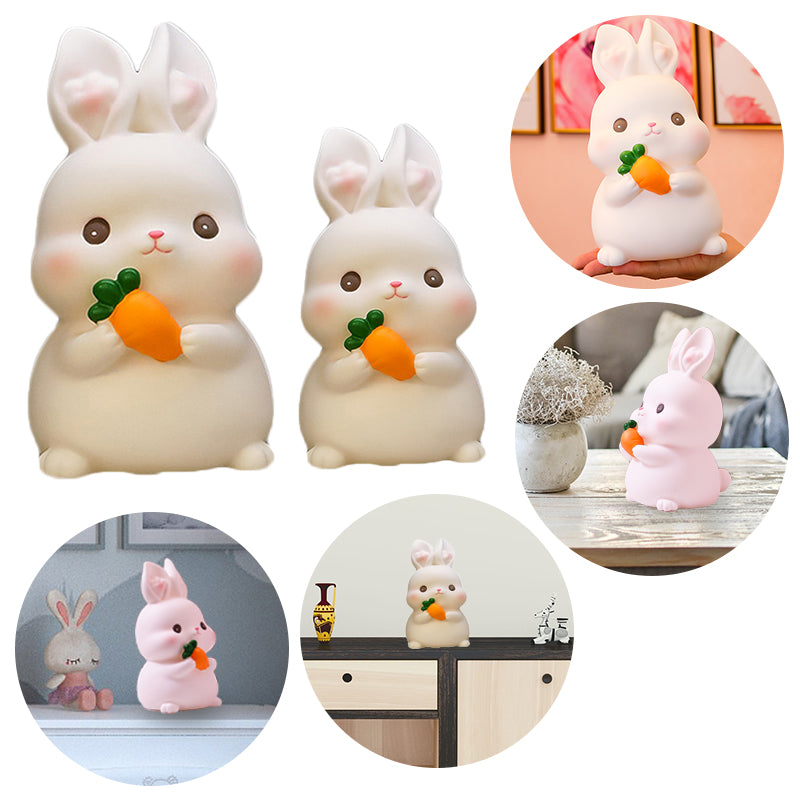 Cartoon Rabbit Piggy Bank for Kids' Room Decor