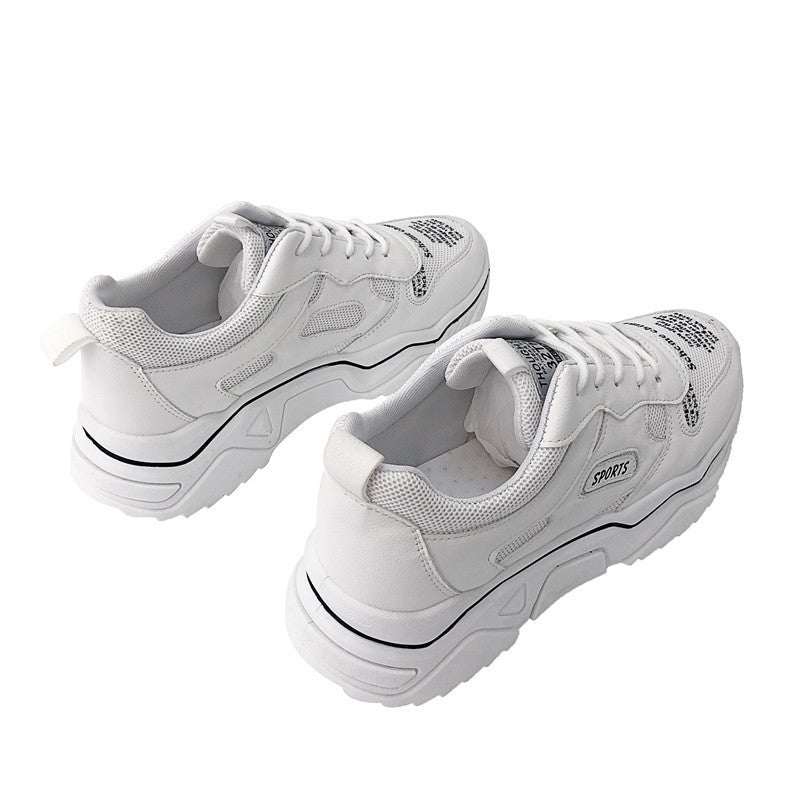 Korean Style Women's Platform Casual Dad Sneakers