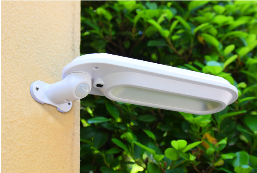 Solar Wall Light with Motion Sensor for Outdoor Use