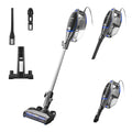 Eureka Corded Stick Vacuum Cleaner for Home Pet Hair Lightweight Vacuum Cleaner with Powerful Suction for Carpet Tile and Hard Floor Blue NES520BL 2-in-1 Flash Handheld Vac