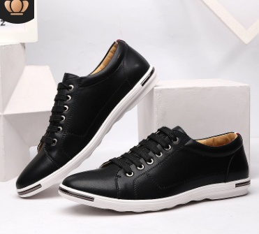 Men's Casual Sneakers - Stylish Breathable Lace-Up Shoes