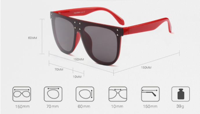 Fashionable Oversized Sunglasses for Men and Women