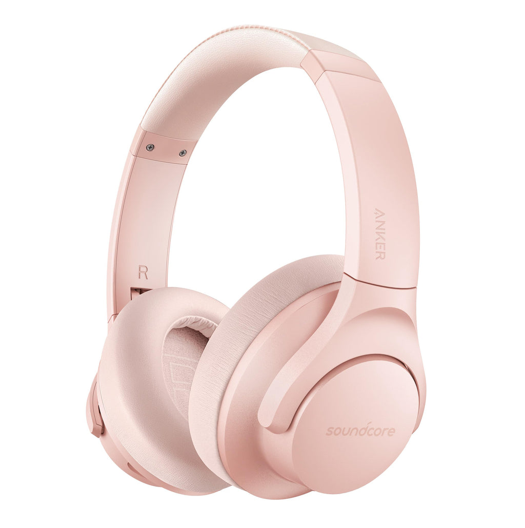 Soundcore Anker Life Q20 Hybrid Active Noise Cancelling Headphones Wireless Over Ear Bluetooth Headphones 60H Playtime Hi-Res Audio Deep Bass Memory Foam Ear Cups Travel Office USB-C Charging