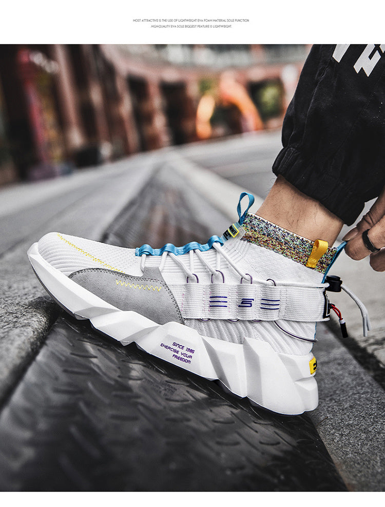 Men's High-Top Sock Sneakers - Stylish Summer 2020