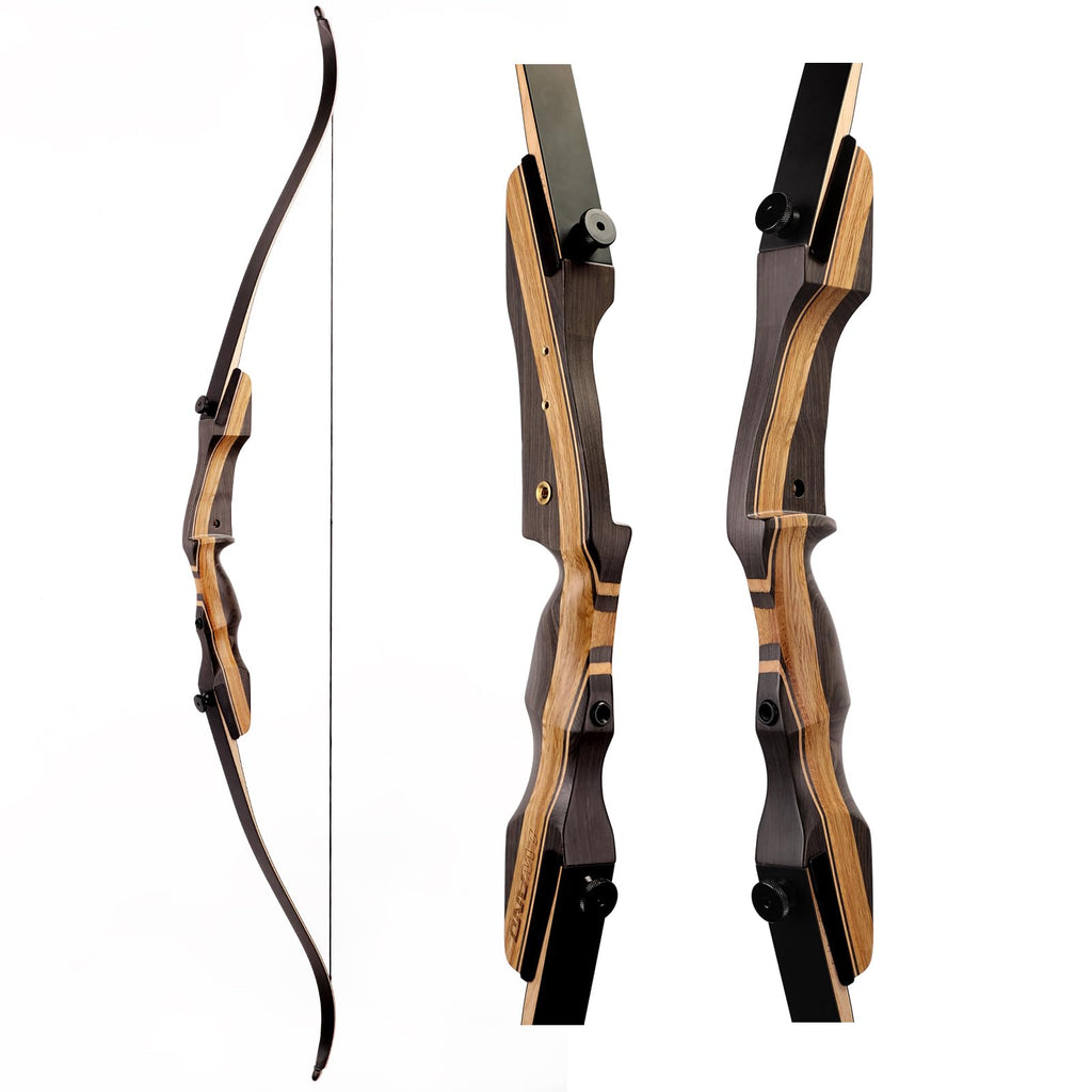 LWANO Archery Takedown Recurve Bow 62" Standard Recurve Bow for Aldults & Beginners Right Handed 25-50 Lbs