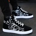 Men's Korean Style High Top Canvas Sneakers