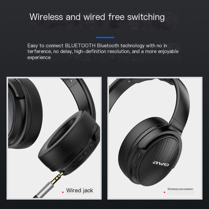AWEI Wireless Bluetooth 5.0 Gaming Headset (Foldable)