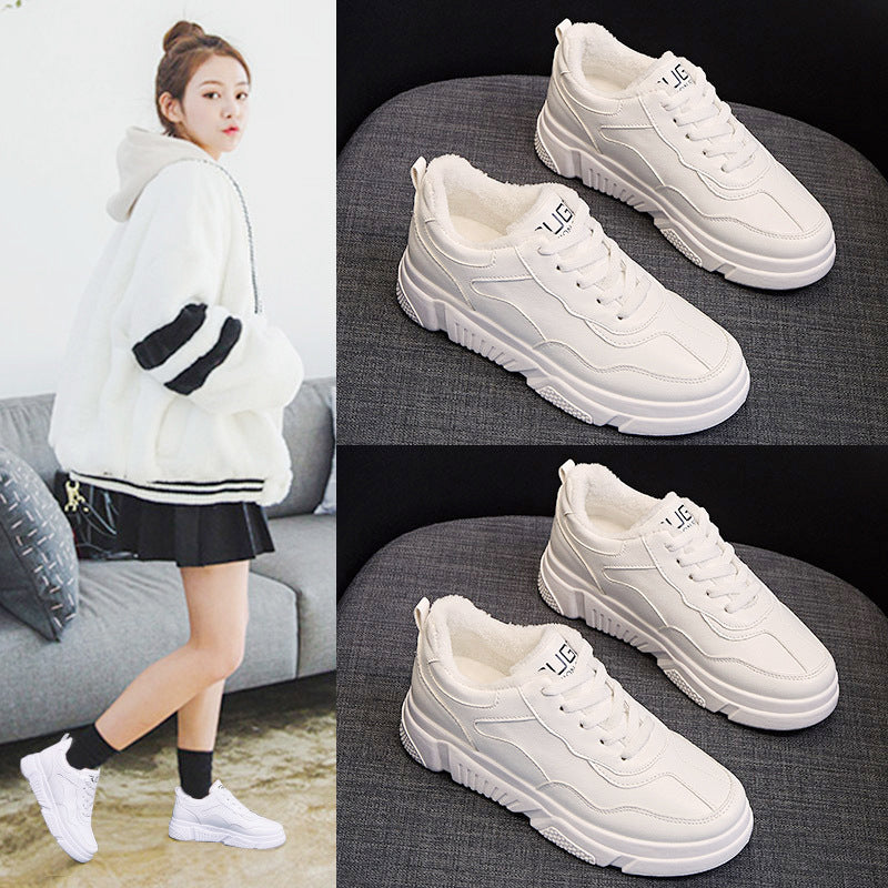 Women's 2020 Fashionable White Sneakers for Fall/Winter