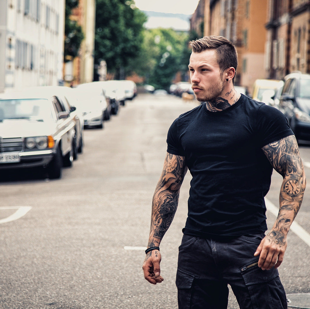 2018 Muscle Brothers Fitness T-Shirt - Breathable Short Sleeve