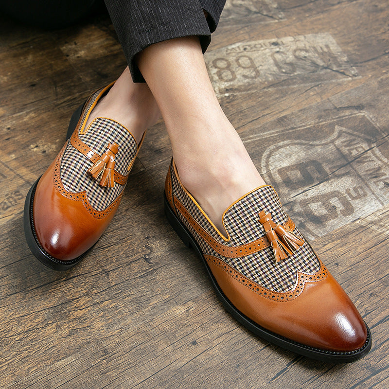 Men's British Business Casual Leather Shoes