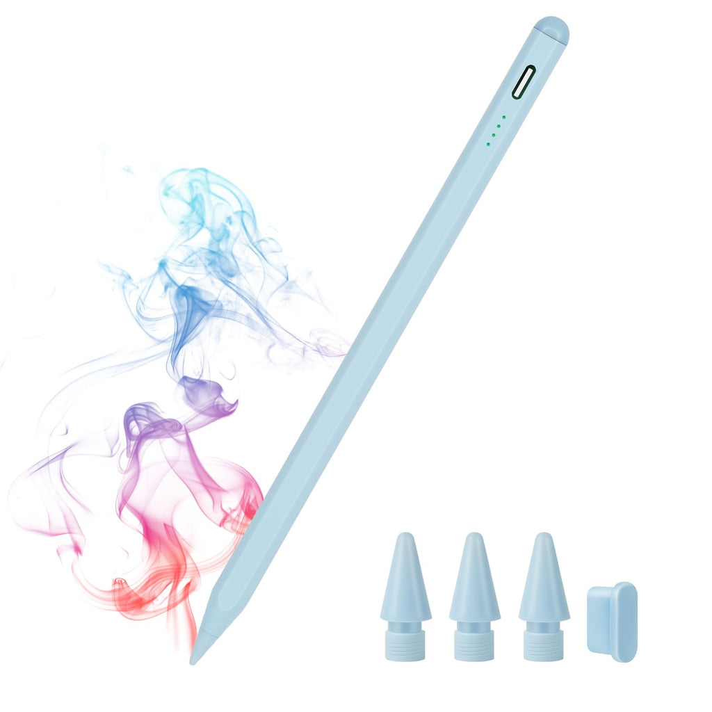Stylus Pen for iPad 9th&10th Generation Apple Pencil 2nd Generation Apple Pen iPad Pencil Compatible with iPad Pro 11&12.9" iPad Air 5th/4/3rd Gen iPad 6/7/8th Gen iPad Mini 5/6th Gen (Blue)