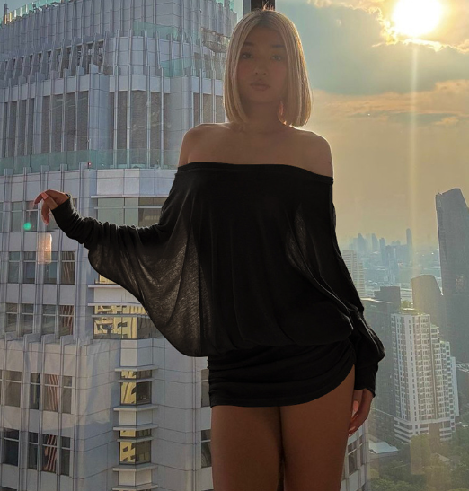 Sexy Off-Shoulder Pleated Bodycon Mini Dress
