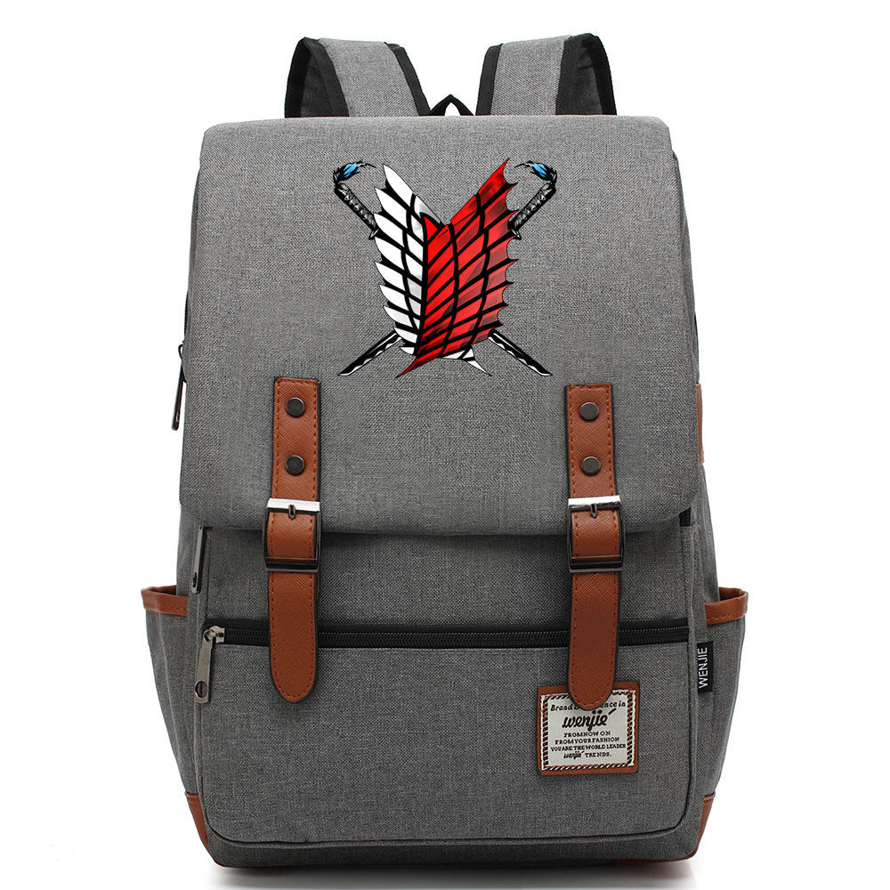Attack on Titan Casual Backpack for Teens (Unisex)