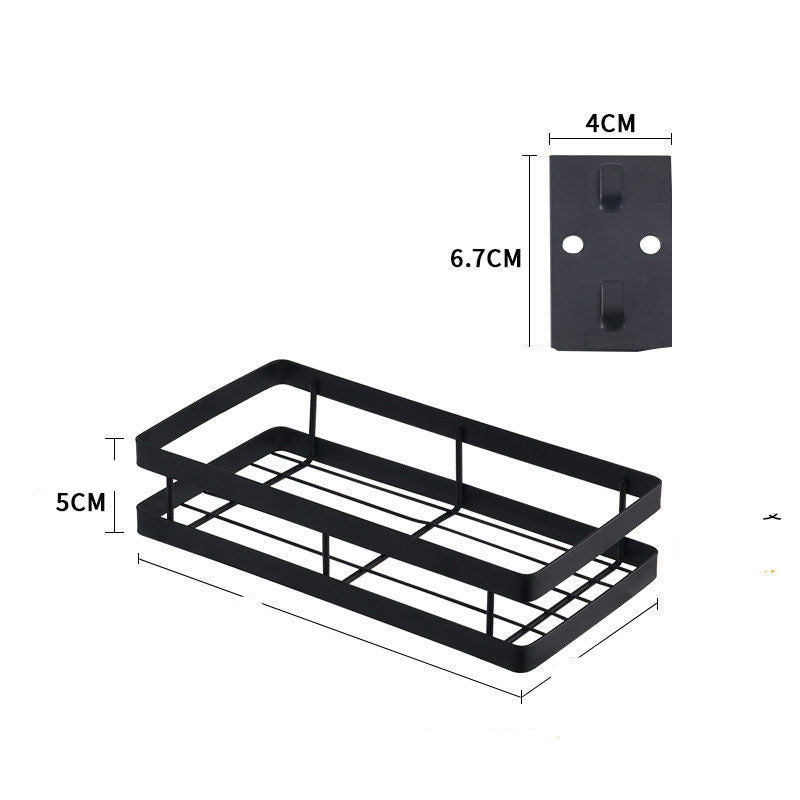 Multifunctional Wall Rack for Spice Storage Organization
