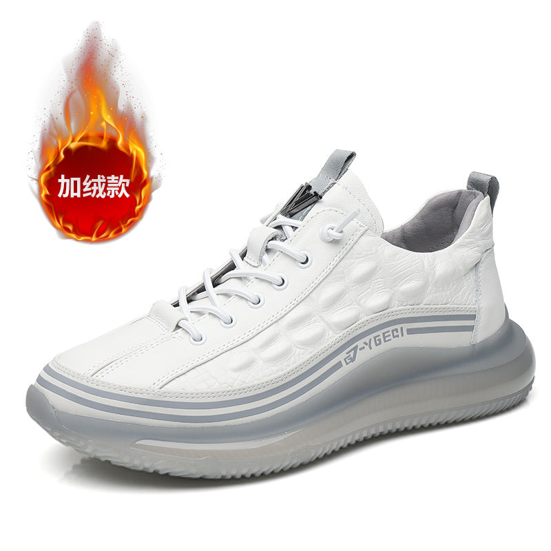 Men's Breathable Crocodile Pattern Sports Shoes