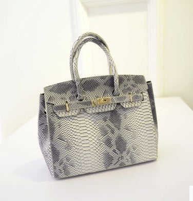 Crocodile Pattern Women's Shoulder Bag (Crossbody)