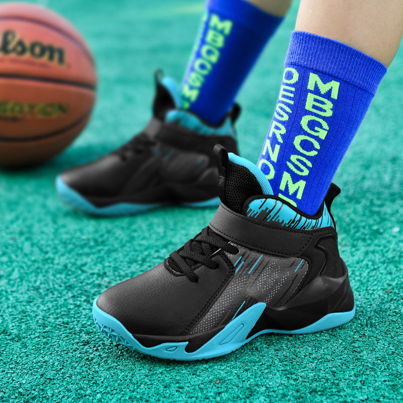 Boys' 2023 Stylish High-Top Basketball Shoes