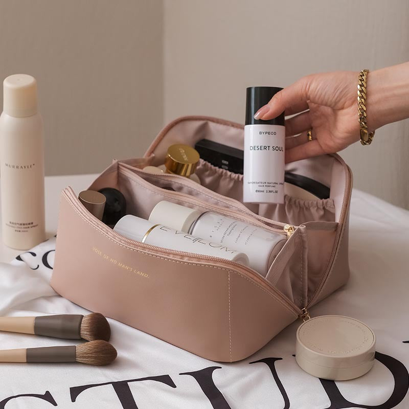 Portable Large-Capacity Travel Handbag and Makeup Bag
