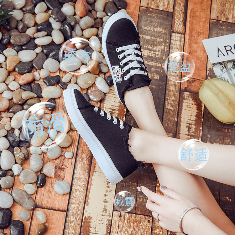 2020 Women's Summer Casual Lace-Up Canvas Sneakers