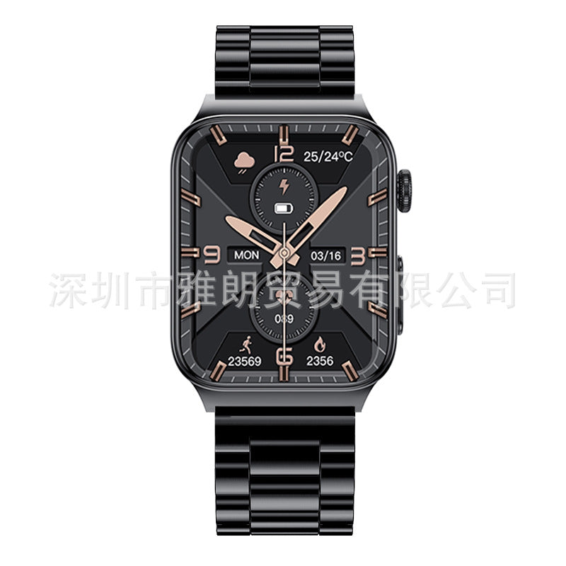 E500 Smart Watch with Heart Rate and Temperature Monitor
