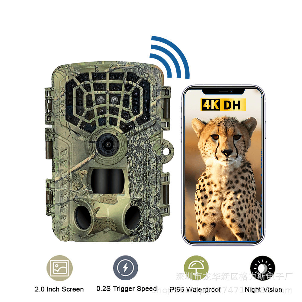 48MP Bluetooth WIFI Trail Camera with Motion Detection