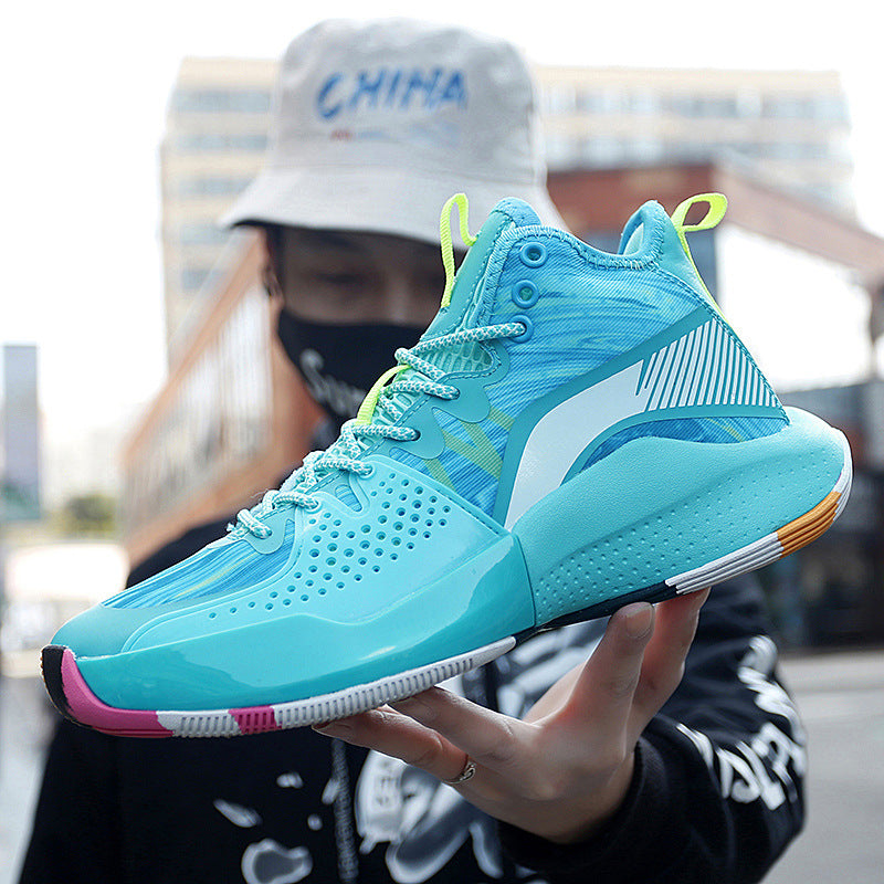 Men's Basketball Shoes - Youth Shock Absorbing Sneakers