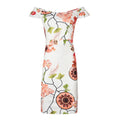 LIVA Women's Floral Off-Shoulder Bodycon Dress