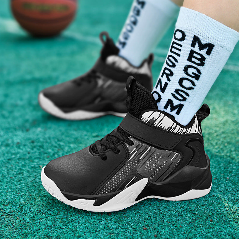 Boys' 2023 Stylish High-Top Basketball Shoes