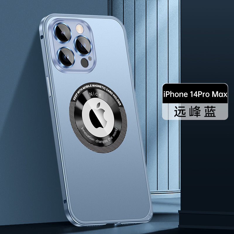 iPhone 15 Pro Case with Metal Frame and Magnetic Grip