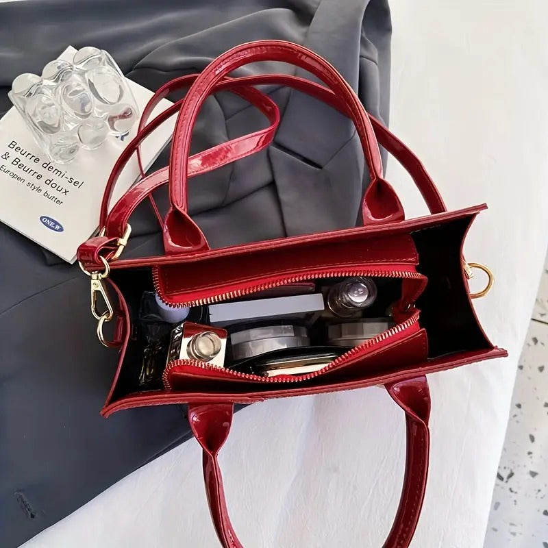 Fashionable Women's Crocodile Pattern Crossbody Bags