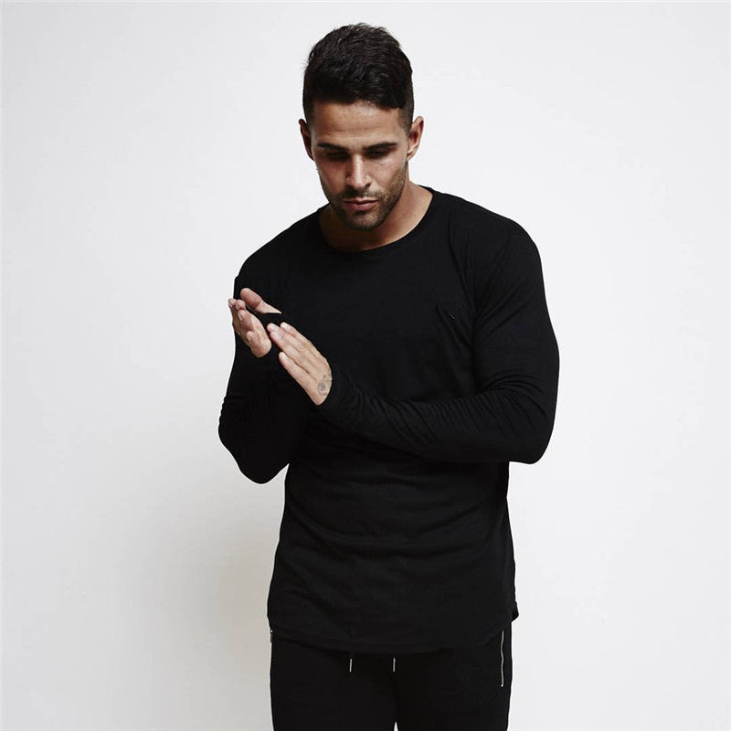 Muscle Brothers Men's Slim Fit Long Sleeve T-Shirt