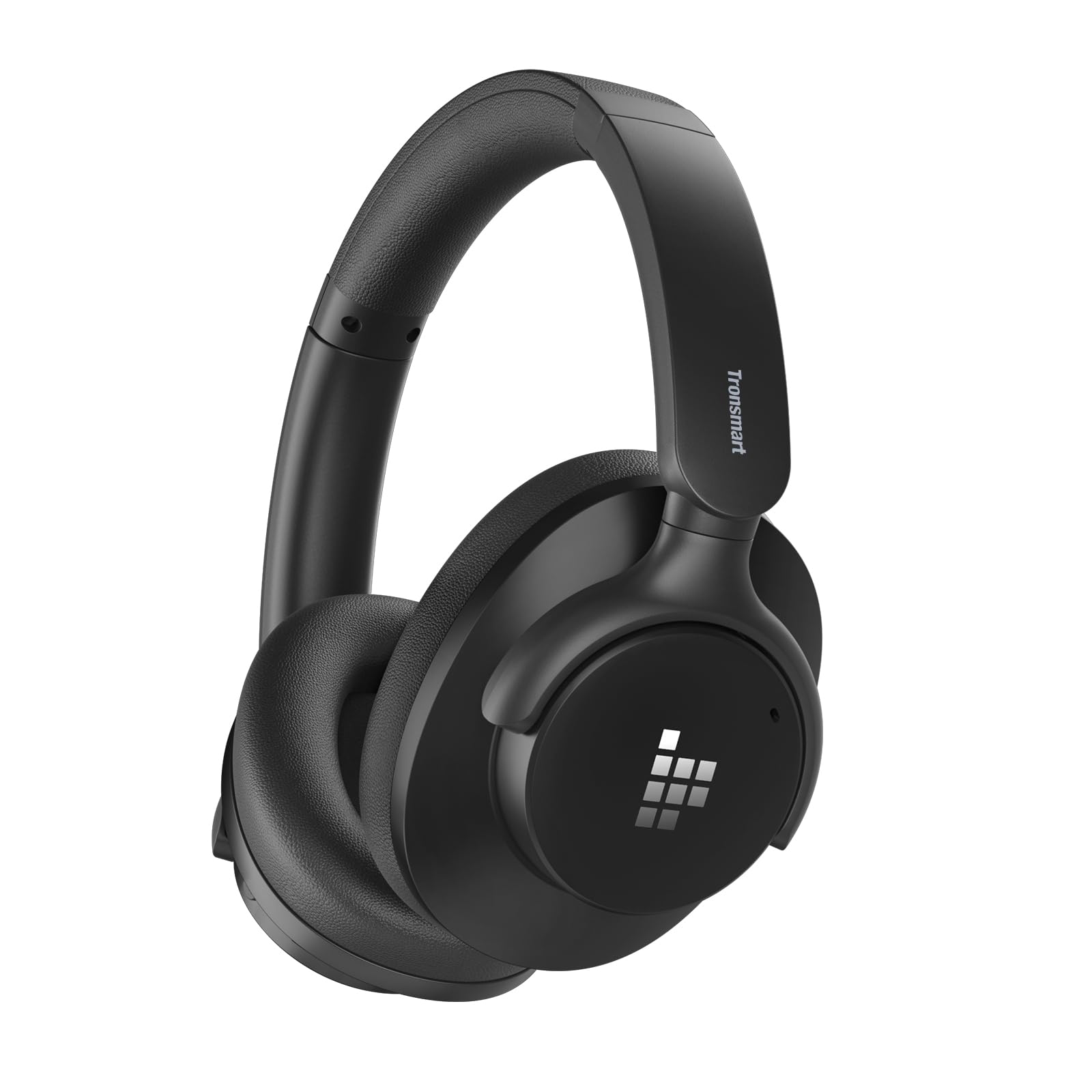 Tronsmart Q20S Hybrid Active Noise Cancelling Headphones Wireless Over Ear Headphones with Mic Hi-Res Audio 60H Playtime Deep Bass Custom EQ via App Comfort Fit for Travel Home Office