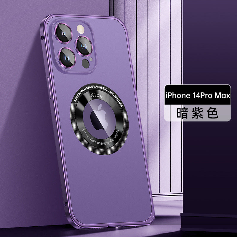 iPhone 15 Pro Case with Metal Frame and Magnetic Grip