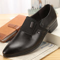 Men's Casual Pointed Toe Leather Fashion Shoes