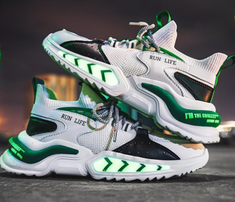 Men's Breathable Luminescent Casual Sneakers (2020)