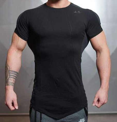 Men's Quick-Dry Outdoor Training T-Shirt (Solid Color)